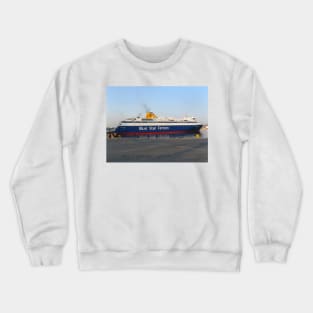 Blue Star Ithaki, Piraeus Crewneck Sweatshirt